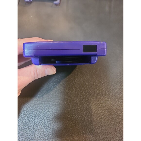 Nintendo Gameboy Color Handheld Console Grape Purple CGB-001 with Magnifier - Picture 5 of 12